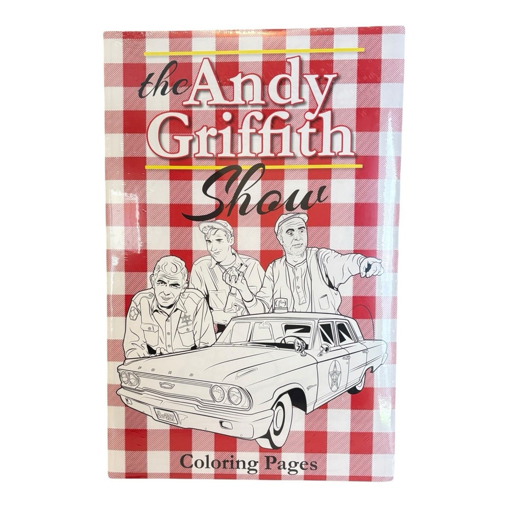 New Andy Griffith Show Andy Opie Otis Gomer Aunt Bee Barney Large Coloring Book